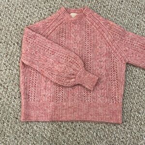 Sézane Scarlett jumper in Light Rosewood NWOT